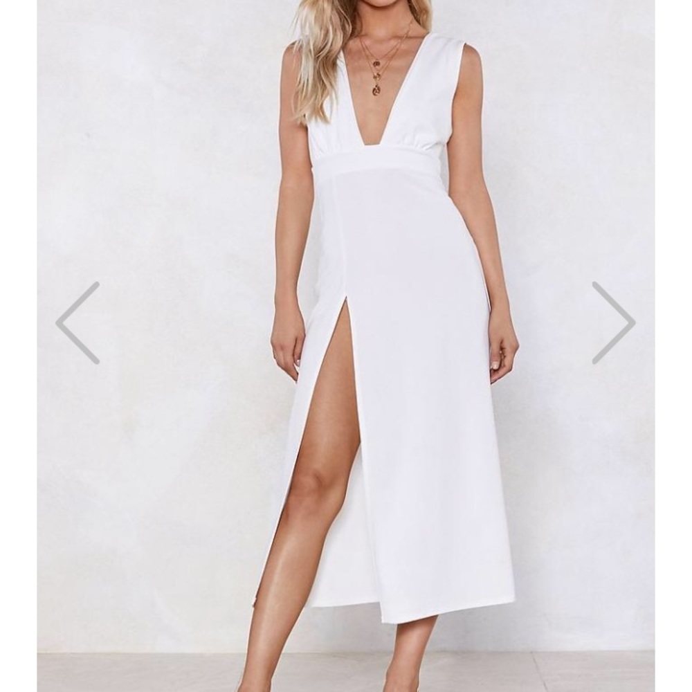 White Midi Dress